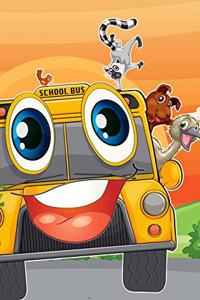 School Bus with Different Animals
