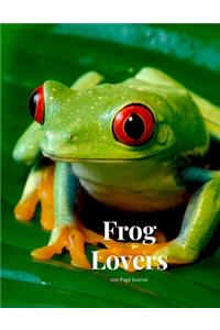 Frog Lovers 100 page Journal