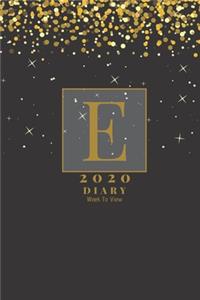 Personalised 2020 Diary Week To View Planner