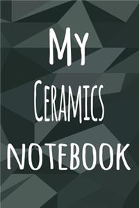 My Ceramics Notebook