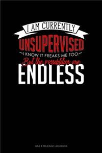 I Am Currently Unsupervised I Know It Freaks Me Out Too But The Possibilities Are Endless