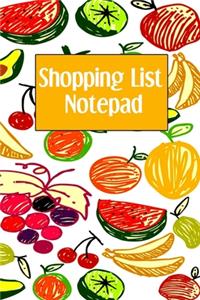 Shopping List Notepad