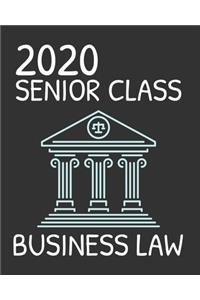 2020 Senior Class Business Law