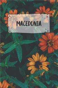 Macedonia: Ruled Travel Diary Notebook or Journey Journal - Lined Trip Pocketbook for Men and Women with Lines