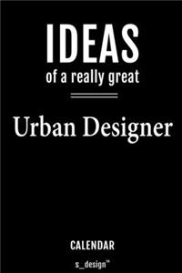 Calendar for Urban Designers / Urban Designer