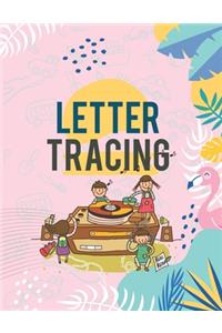 Letter Tracing Book for Kids. Kindergarten Workbook. Beginner to Tracing ABC Letters A-Z. Alphabet Handwriting Practice Workbook for Kids