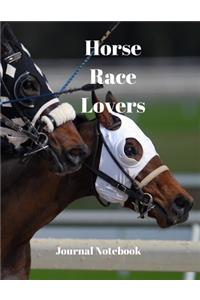 Horse Race Lovers Journal Notebook