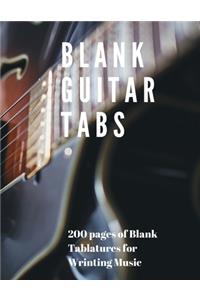 Blank Guitar Tabs