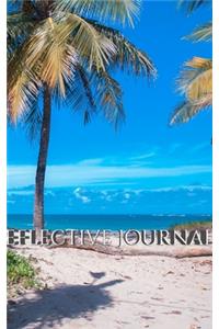 Beach Reflective blank creative journal