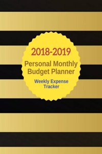 2018-2019 Personal Monthly Budget Weekly Expense Tracker
