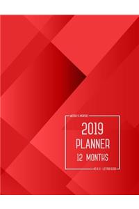 Planner 2019 12 Months