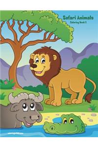 Safari Animals Coloring Book 2