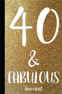 40 & Fabulous Journal