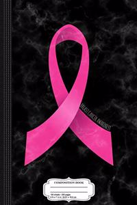 Breast Cancer Awareness Ribbon Composition Notebook