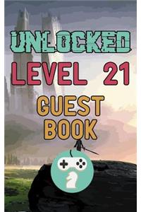 Unlocked Level 21 Guest Book
