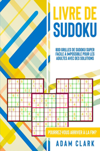 Livre de Sudoku