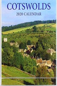 Cotswolds Large Desktop Calendar - 2020