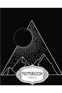 Notebook Journal Dot-Grid, Lined, Blank No Lined