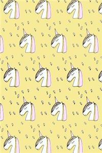 Journal Notebook Sketchy Unicorns Pattern 8