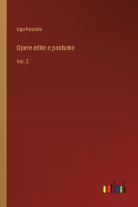Opere edite e postume