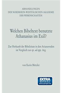 Welchen Bibeltext benutzte Athanasius im Exil?