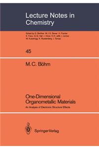 One-Dimensional Organometallic Materials