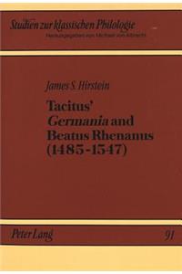 Tacitus' «Germania» and Beatus Rhenanus (1485-1547)