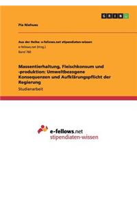 Massentierhaltung, Fleischkonsum und -produktion