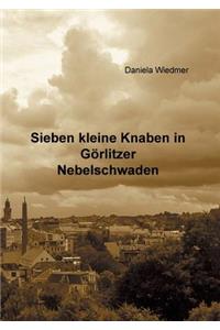 Sieben kleine Knaben in Görlitzer Nebelschwaden