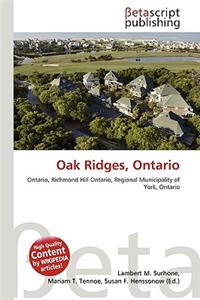 Oak Ridges, Ontario