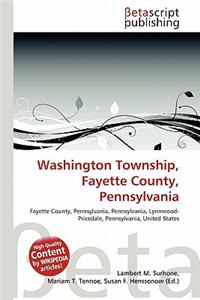 Washington Township, Fayette County, Pennsylvania