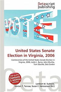 United States Senate Election in Virginia, 2006
