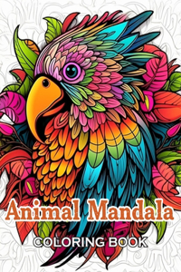 Animal Mandala Coloring Book for Adults