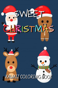 Sweet Christmas Kawaii Coloring Book