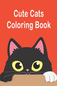 cute cats coloring book
