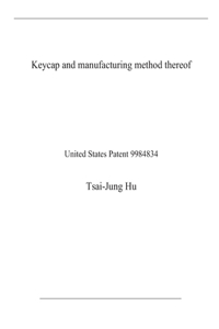 Keycap and manufacturing method thereof