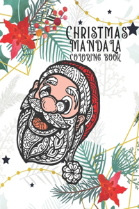 Christmas Mandala Coloring Book