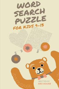 Word Search Puzzle For Kids 9-13