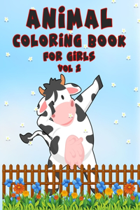 Animal Coloring Book For Girls Vol 2