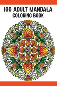 100 Adult Mandala Coloring Book