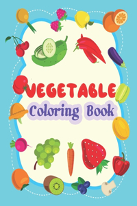 Vegetable Coloring Book