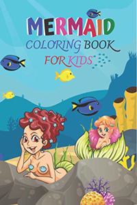 Mermaid Coloring Book For Kids