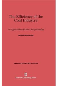 The Efficiency of the Coal Industry