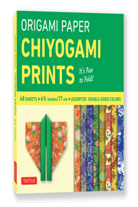 Origami Paper - Chiyogami Prints - 6 3/4 - 48 Sheets