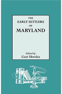 Early Settlers of Maryland