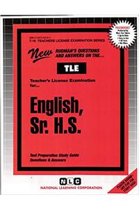 English, Sr. H.S.