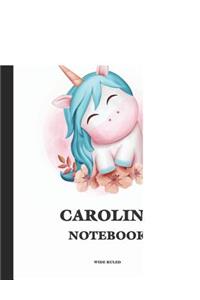 Caroline Wide Ruled Notebook