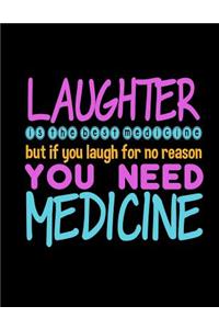 Laughter Is The Best Medicine but If You Laugh For No Reason You Need Medicine