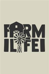 Farm Life: Lined Journal for Farm Animal Lovers - Farmers - Tractor Enthusiast - great for Diary, Notes, To Do List, Tracking (6 x 9 120 pages)