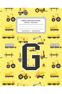 Primary Composition Notebook Grades K-2 Story Journal G